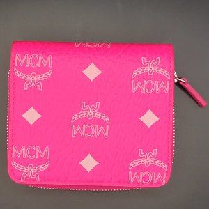MCM Mini Zip Wallet